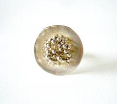 Karlheinz Sauer for Stigbert Sterling Silver Swedish Modernist Ring