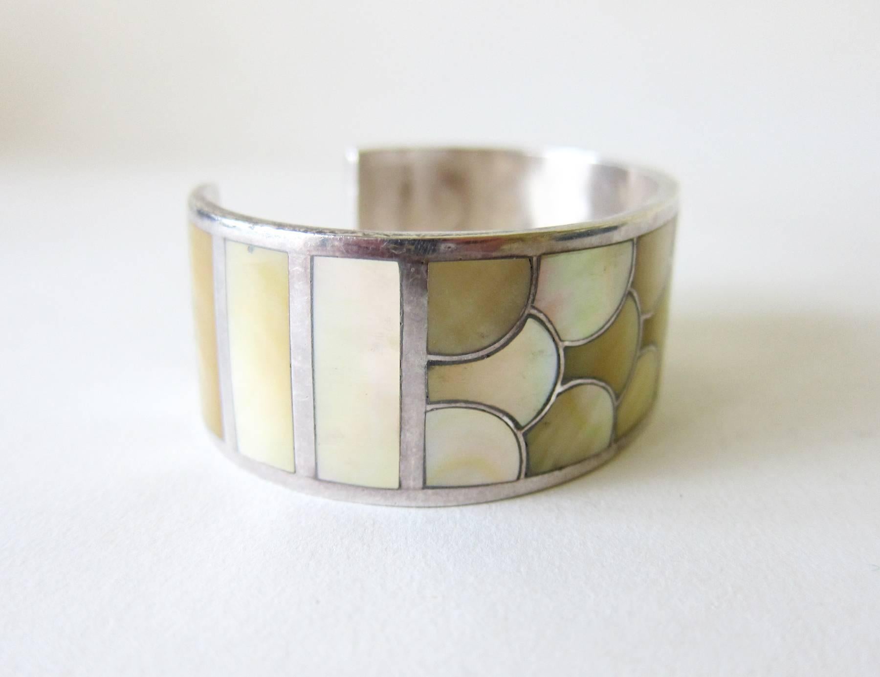 mother of pearl cuff bracelet