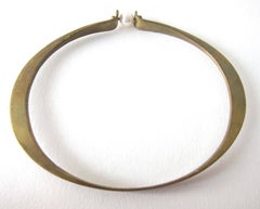 Jack Boyd Bronze Pearl Handmade Bangle Bracelet