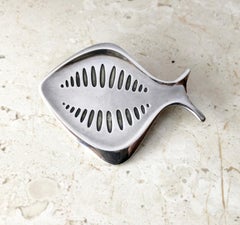 Henning Koppel for Georg Jensen Sterling Silver Danish Modernist Fish Brooch