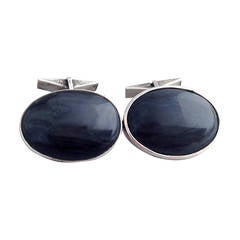 Agate Sterling Silver Cufflinks