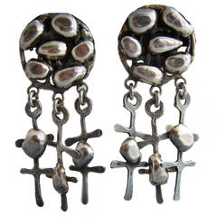 Rachel Gera Sterling Silver Earrings