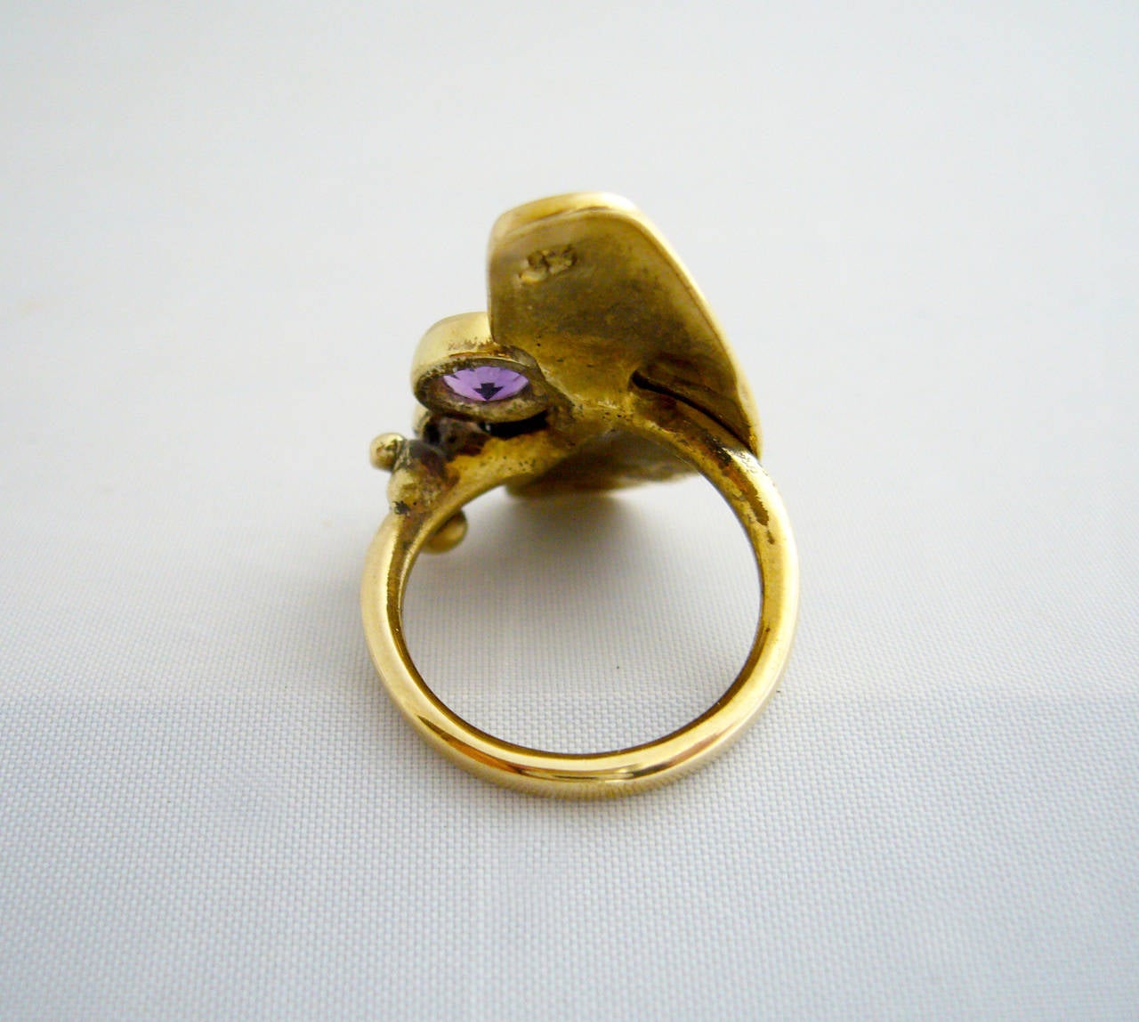 Women's Jack Boyd Amethyst Bronze Ring