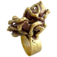 Pal Kepenyes Abstract Bronze Ring