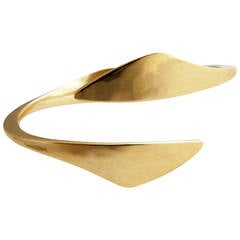 Ronald Pearson Gold Cuff Bracelet