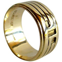 Ed Wiener Modernist Gold Ring