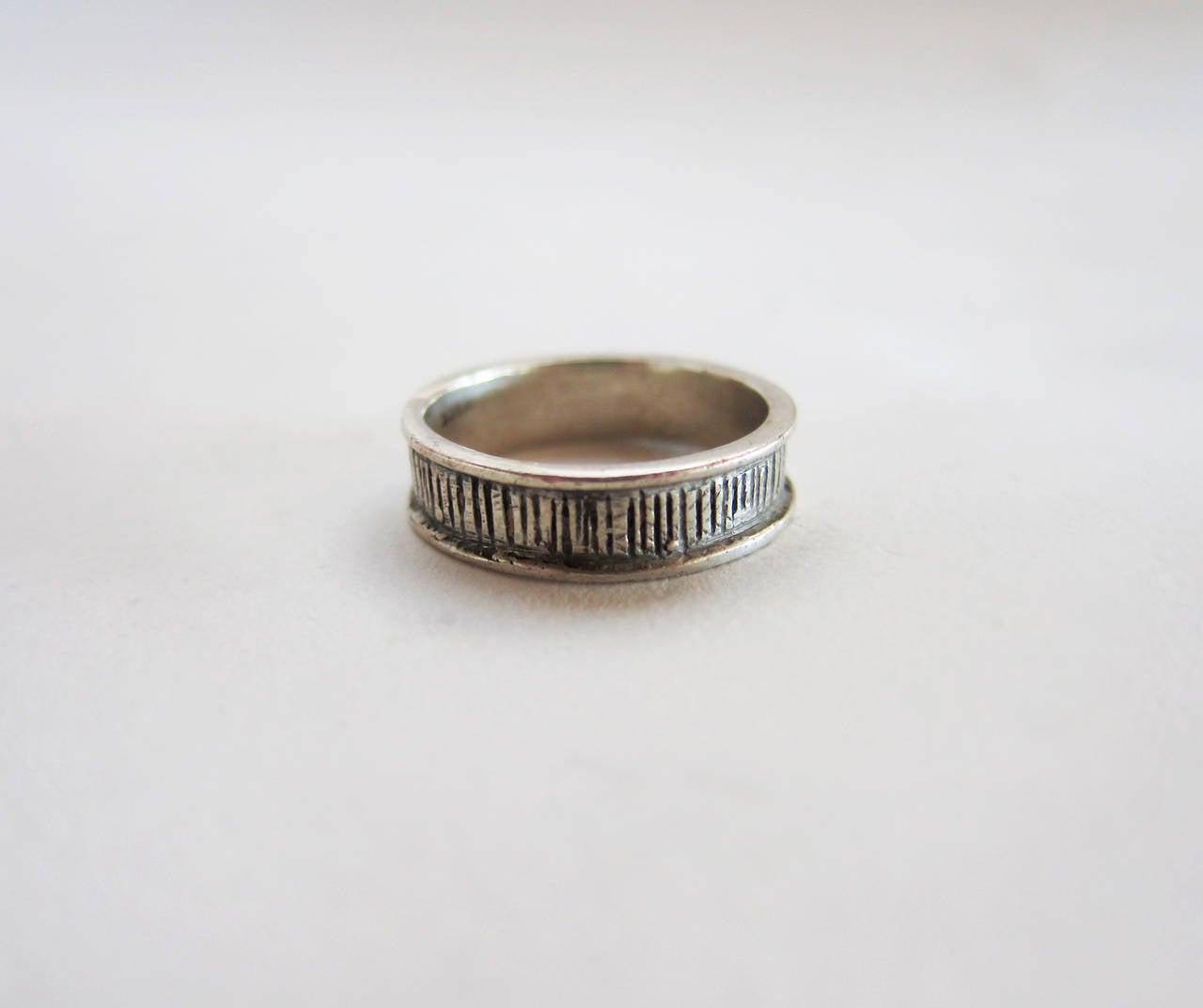 Women's or Men's Peter Macchiarini Sterling Silver Band Ring