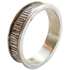 Peter Macchiarini Sterling Silver Band Ring