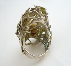 Sterling Silver Bird's Nest Ring