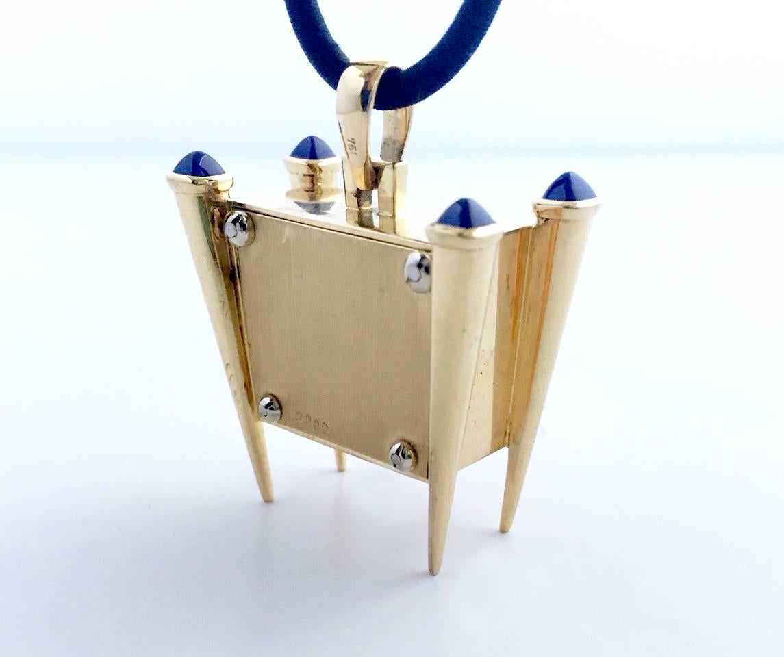 Women's Romain Saide Emerald Sapphire Gold 
