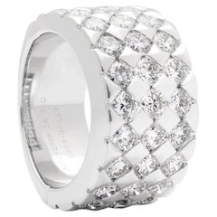 Boucheron Diamant 3 row diamond ring
