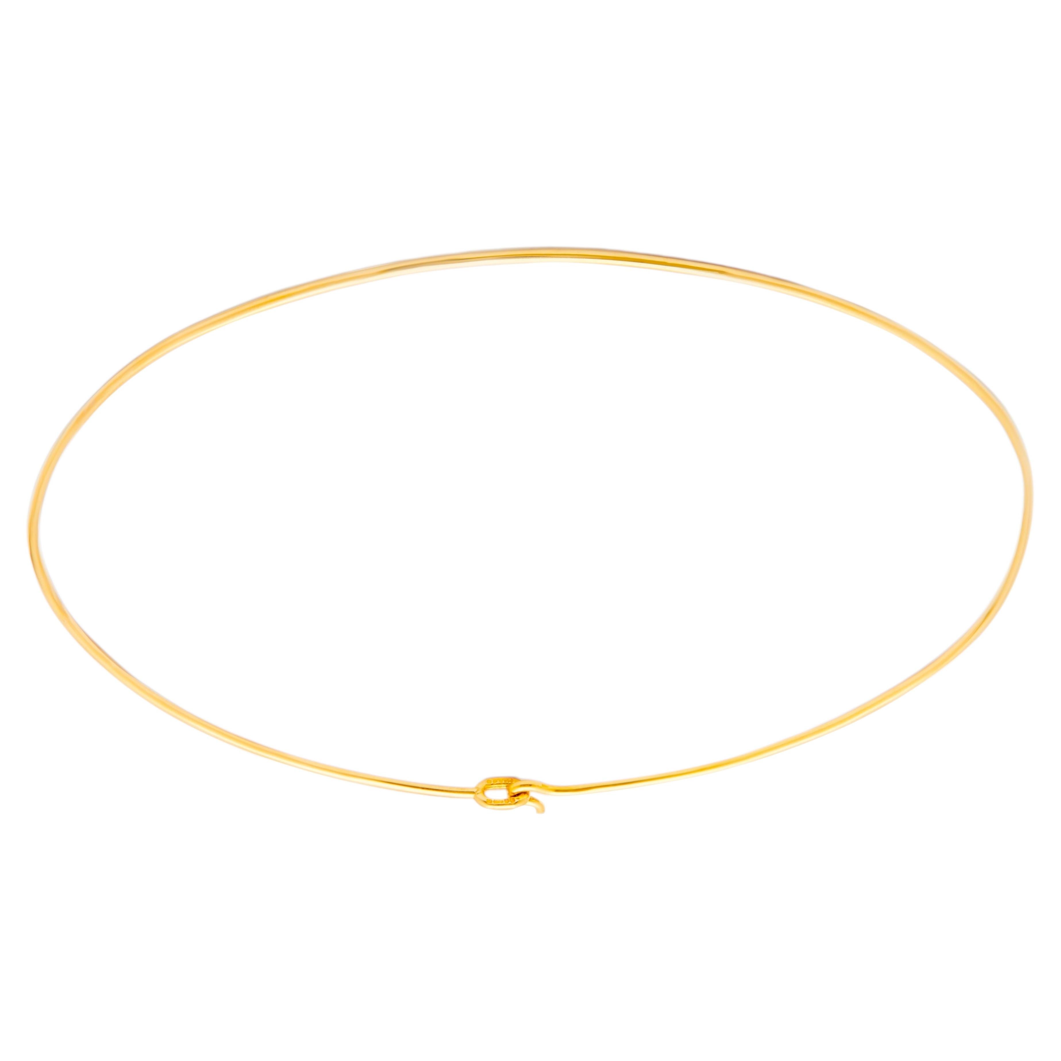Pre-owned Tiffany & Co Tiffany @ Co Vintage Choker Wire Necklace Circa 1980 In Multiple