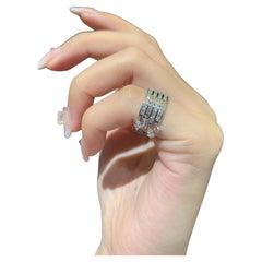 18k Diamond Pinkie Ring with 1.6 Ct Diamond
