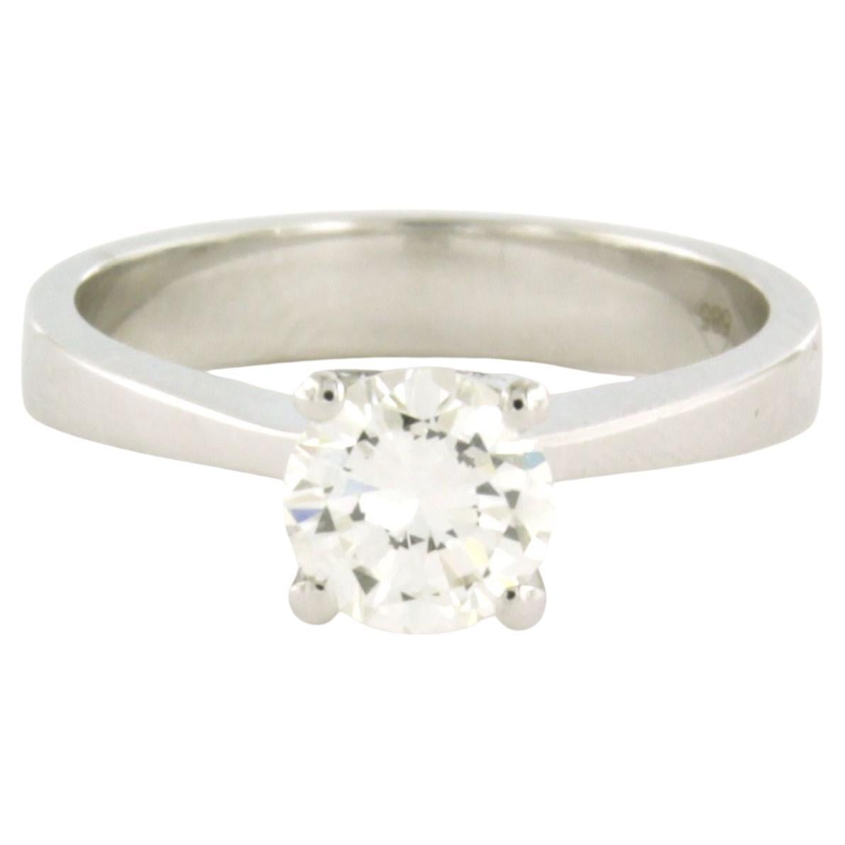 IGI Diamond Solitaire ring with brilliant cut diamond up to 1.03ct 14k gold