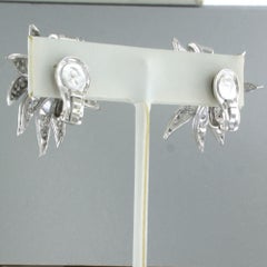 R. KERN earrings with brilliant and single cut diamonds up to 4.00ct 18k gold
