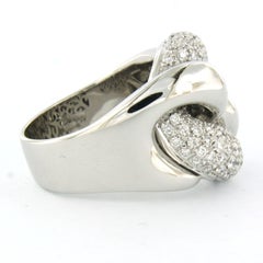 Anello LEO PIZZO con diamanti taglio brillante fino a 2,50ct in oro 18k 19,2 grammi