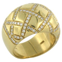 Anillo WEMPE con diamantes talla brillante hasta 1,32ct Oro de 18k 17,2 gramos