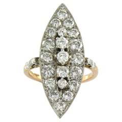 Cocktail ring with brilliant cut diamonds up to 2.00ct 18k gold 6.0 grams