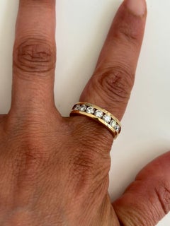 Ring with brilliant cut diamonds up to 1.20ct 14k gold 8.1 grams