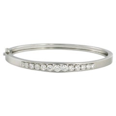 Armband mit Diamanten im Brillantschliff bis zu 1,50 Karat, 18 Karat Gold, 18,6 Gramm
