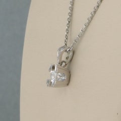 Necklace and pendant with brilliant cut diamond up to 0.15ct 14k gold