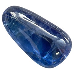24.85 Carats Burmese Blue Sapphire No Heat Tumble for Fine Jewelery