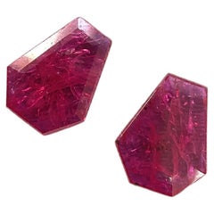 No Heat Ruby Pair 5.05 Carats for Gem Quality Earrings Cutstone Natural Gemstone