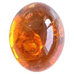 10.97 Karat Fanta Spessartit Granat Oval Cabochon Schlicht Top Qualität Naturstein