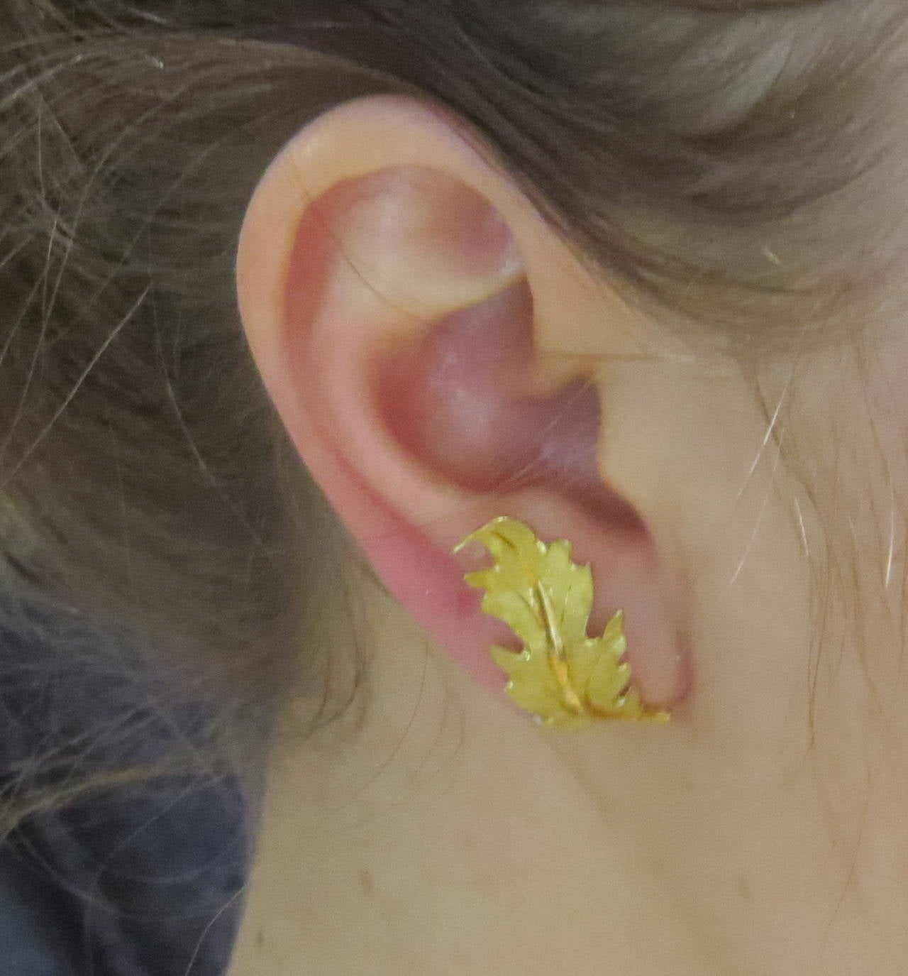 Women's Mario Buccellati Gold Leaf Earrings