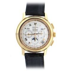 Zenith Rose Gold Grande Chronomaster GT Triple-Calendar Chronograph Watch