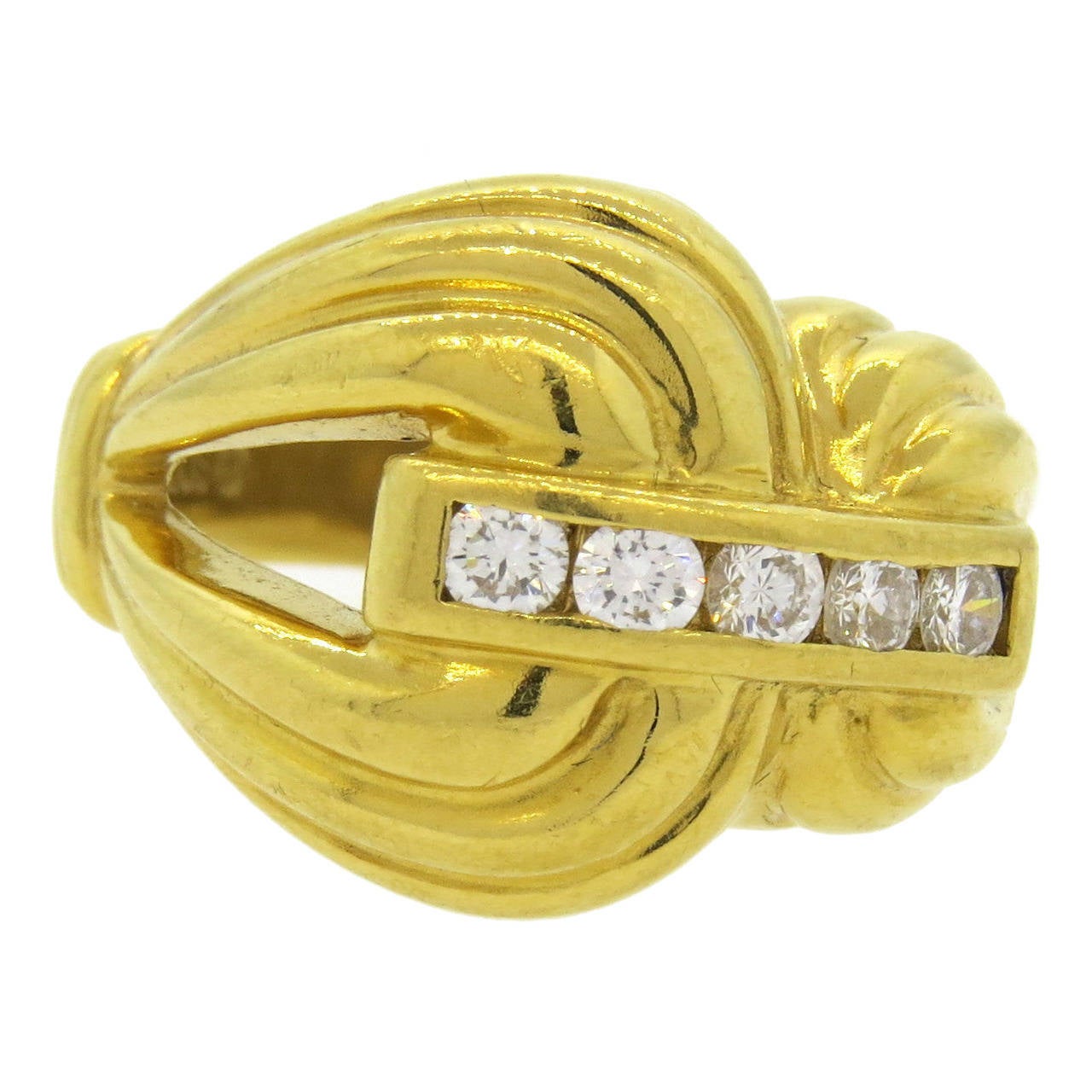 Lagos Diamond Gold Ring