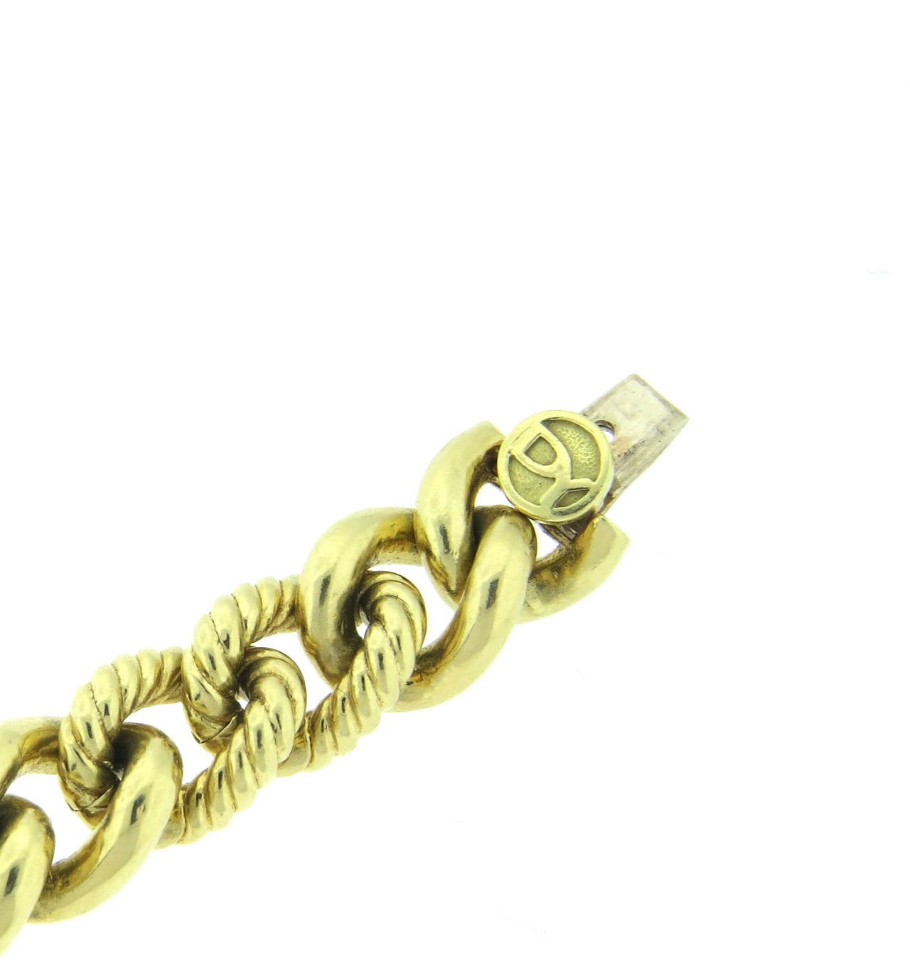 Women's David Yurman Gold Chain Link Bracelet