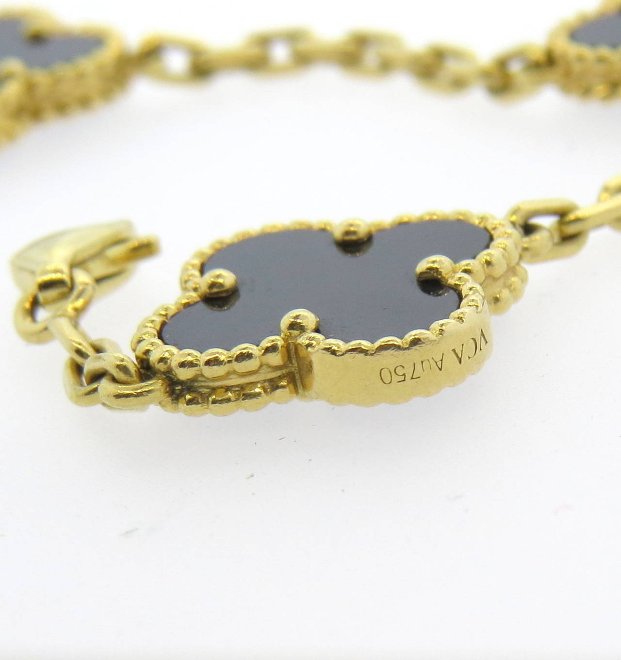 vca onyx bracelet
