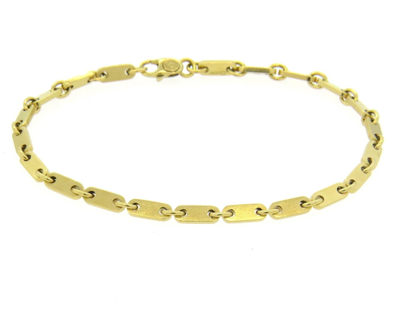 Cartier Gold Link Bracelet In Excellent Condition In Lambertville, NJ
