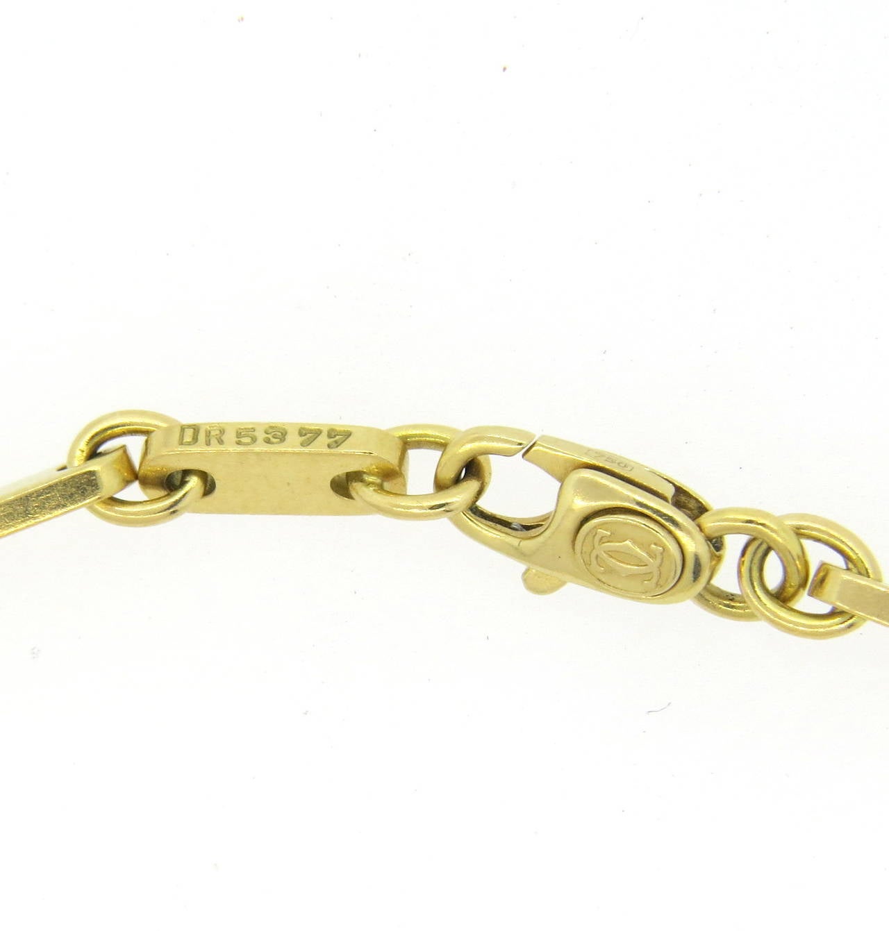 Women's or Men's Cartier Gold Link Bracelet