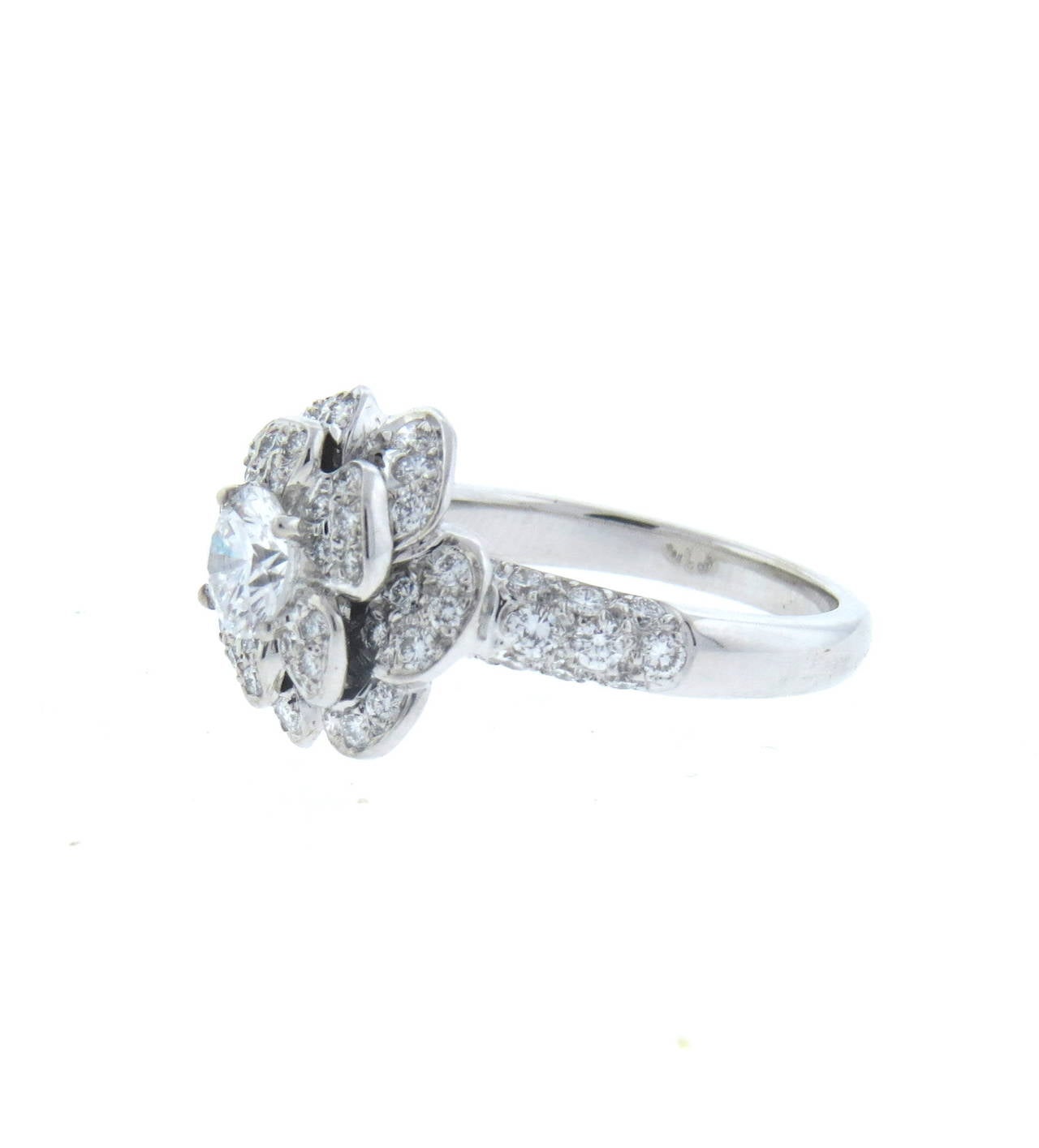 chanel flower diamond ring