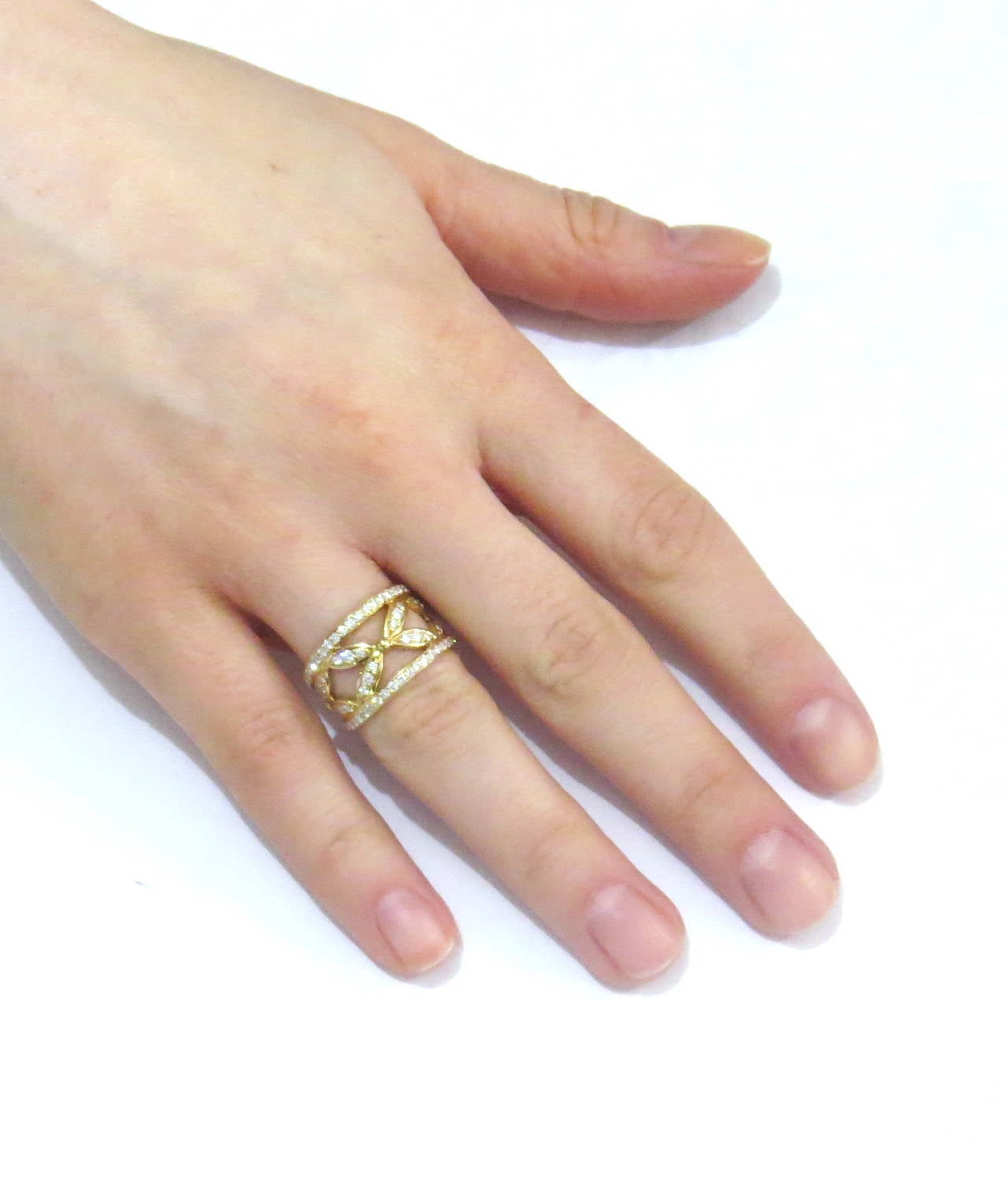 Women's Temple St. Clair Foglia Diamond Gold Ring
