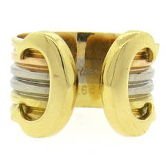 Cartier Gold Double C Ring