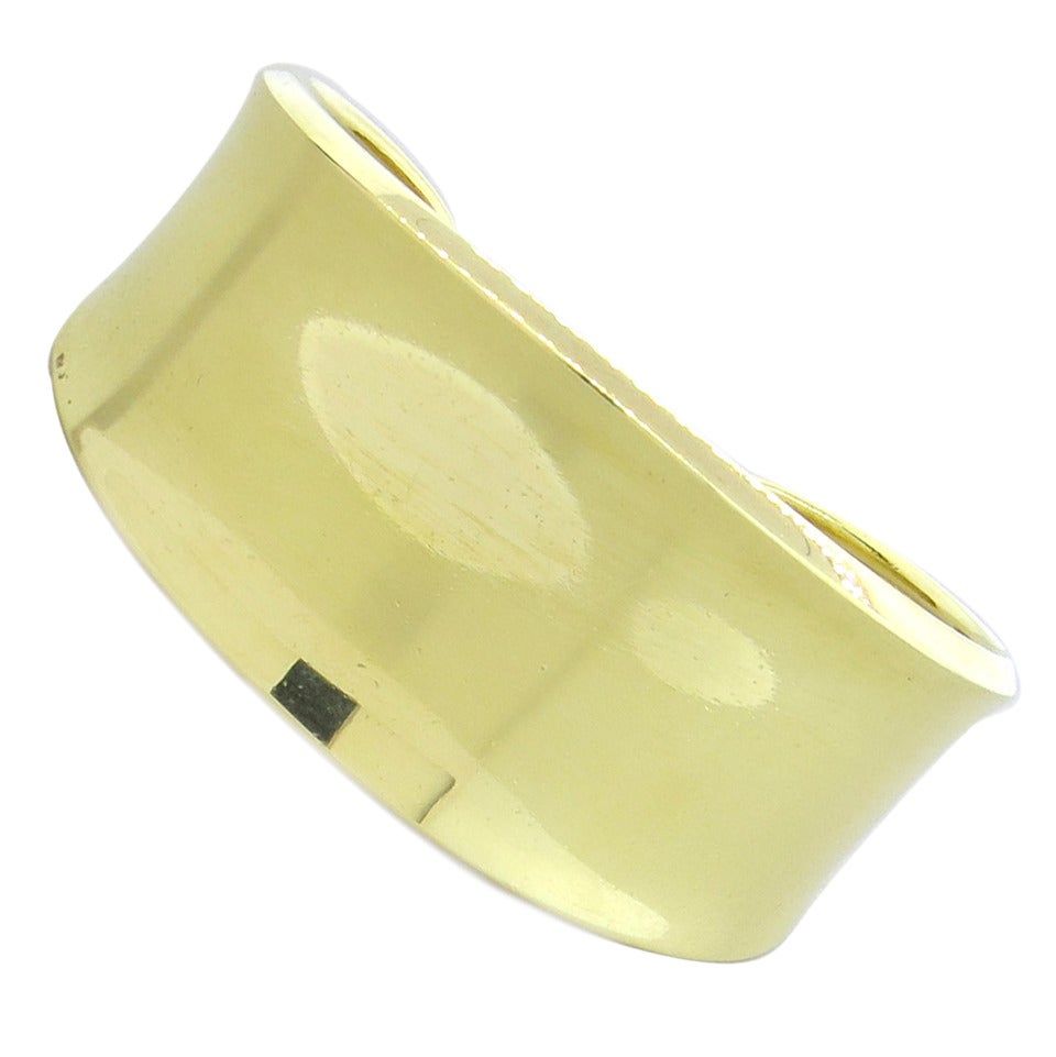 Robert Lee Morris Yellow Gold Cuff Bracelet