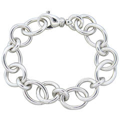 Tiffany & Co Gold Link Chain Bracelet