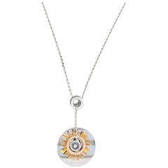Chopard Happy Diamond Gold Pendant Necklace
