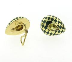 Angela Cummings Aventurine Topaz Gold Teardrop Earrings