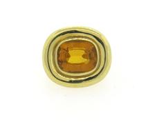 Tiffany & Co. Paloma Picasso Citrine Gold Ring