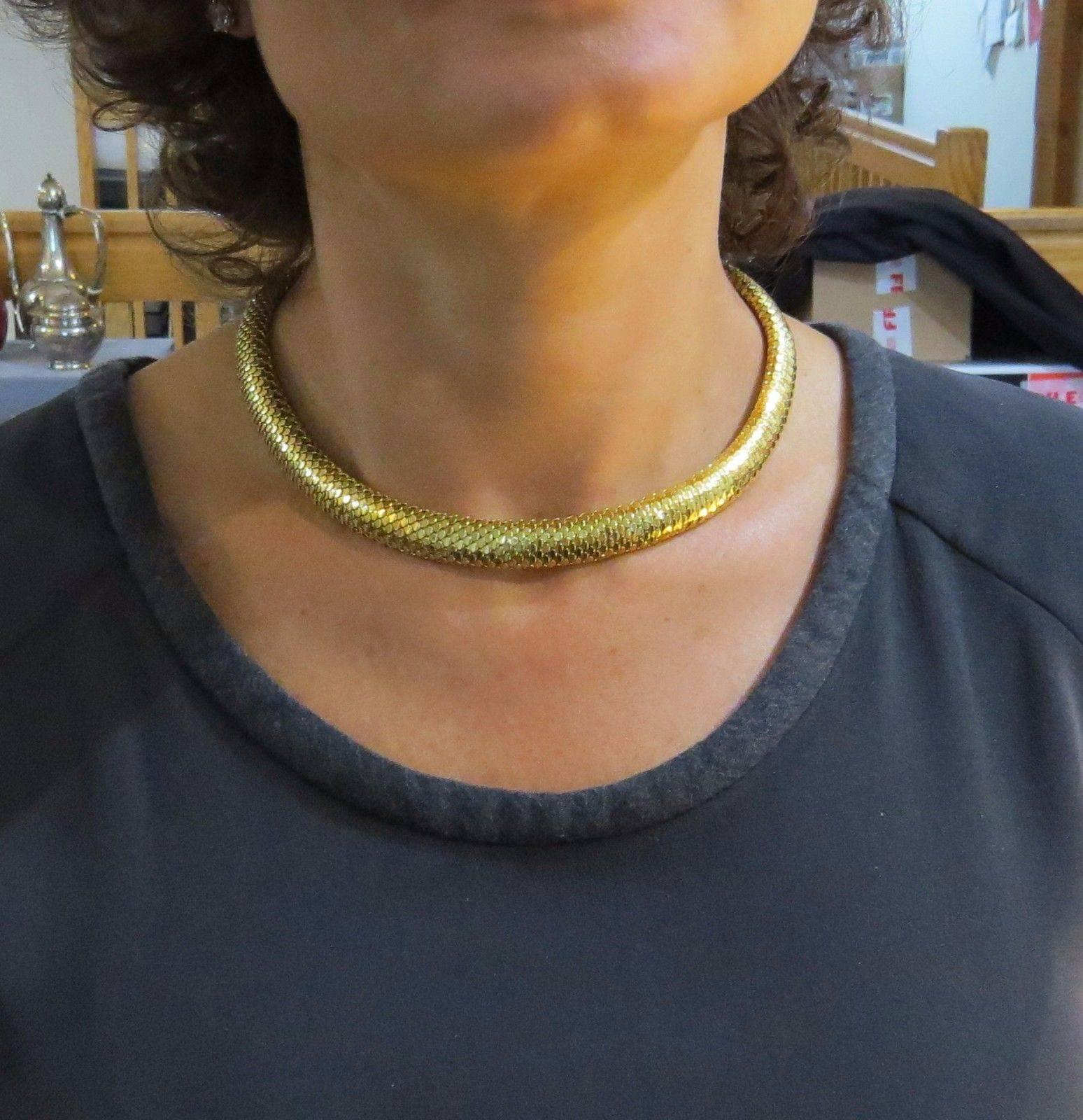 Tiffany & Co. Gold Snake Necklace 1