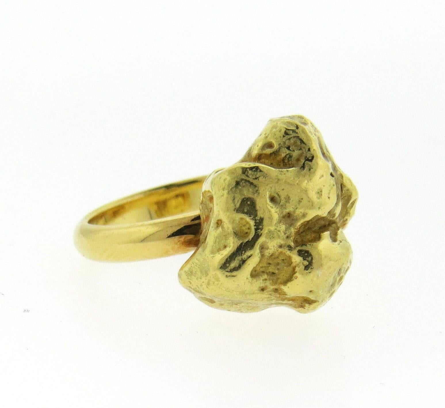 Women's Solange Azagury Partridge Gold Nugget Ring