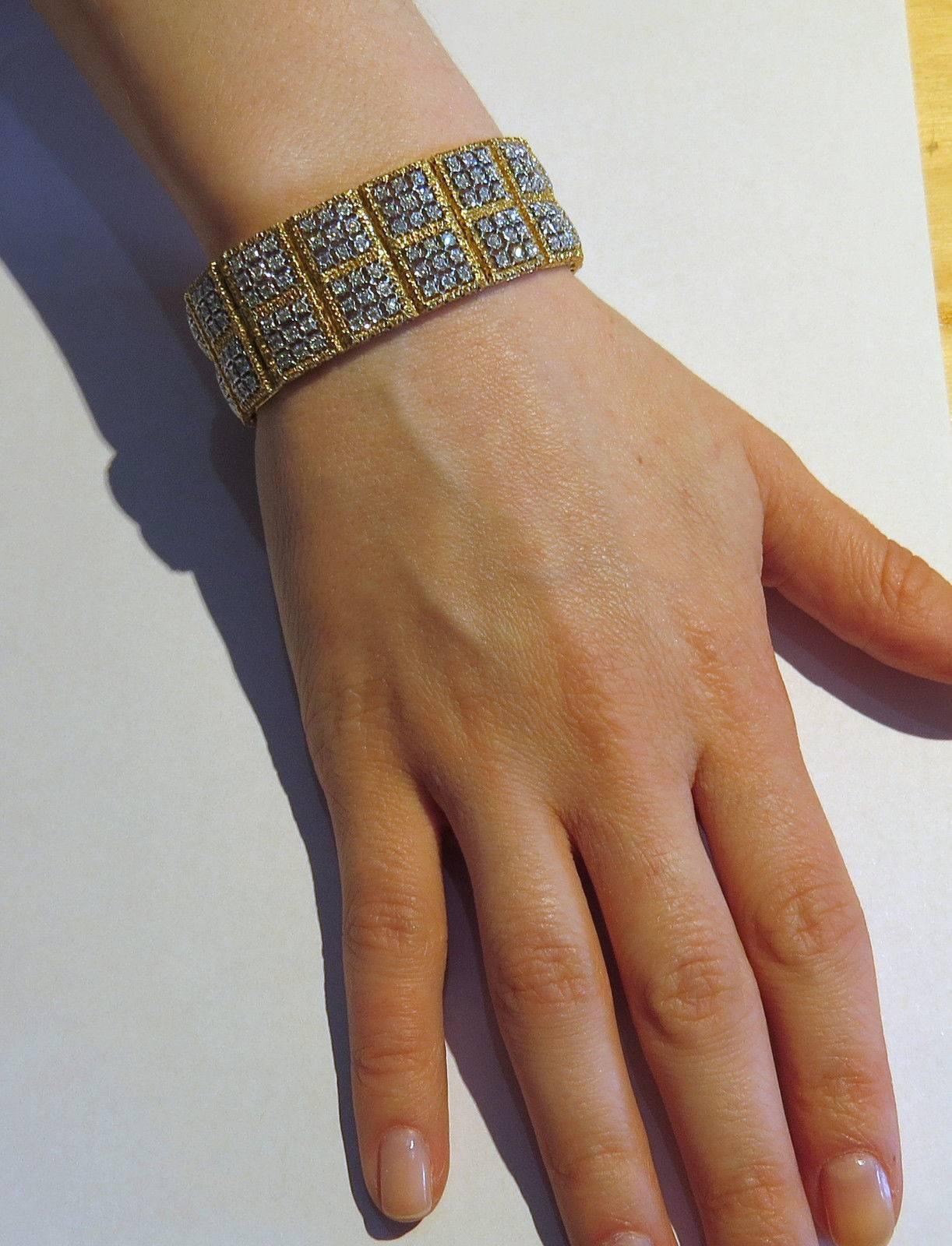 Impressive Buccellati Diamond Gold Bracelet 1