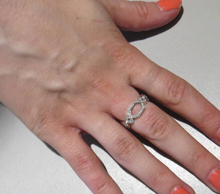 Ivanka Trump Diamond Gold Eternity Wedding Band Ring at