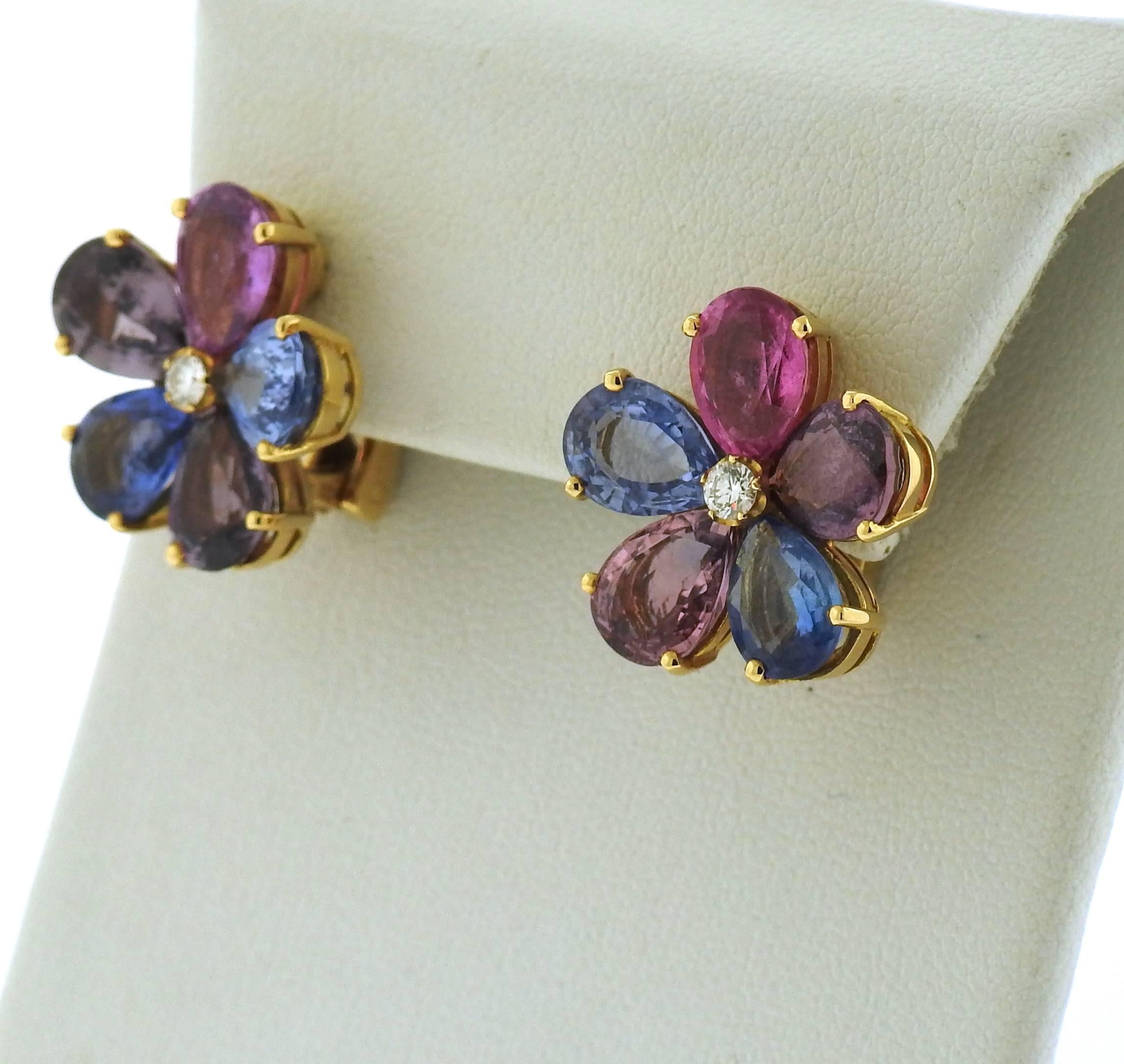 bvlgari flower earrings