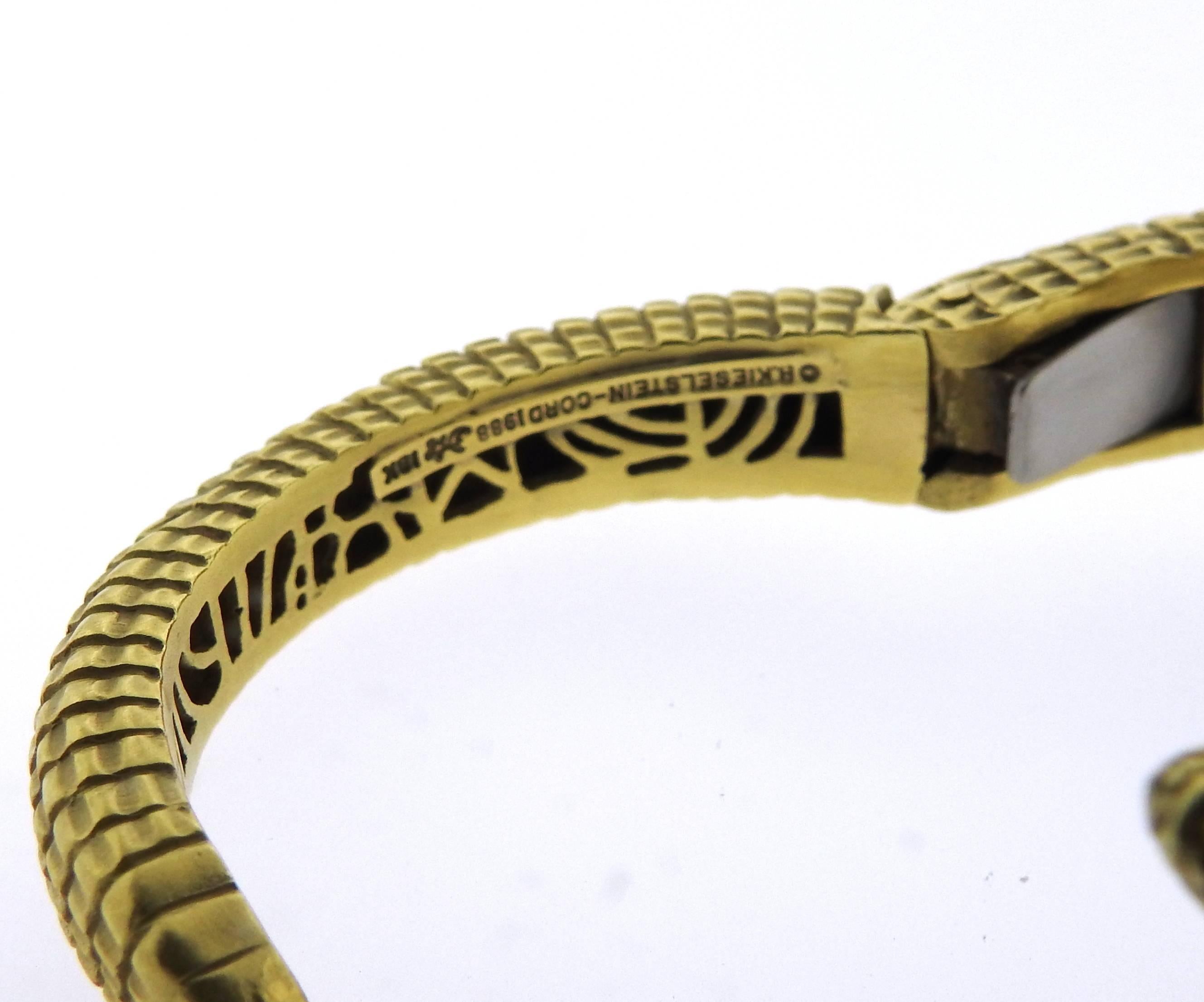 Kieselstein-Cord Ladies Yellow Gold Quartz Bracelet Wristwatch 3