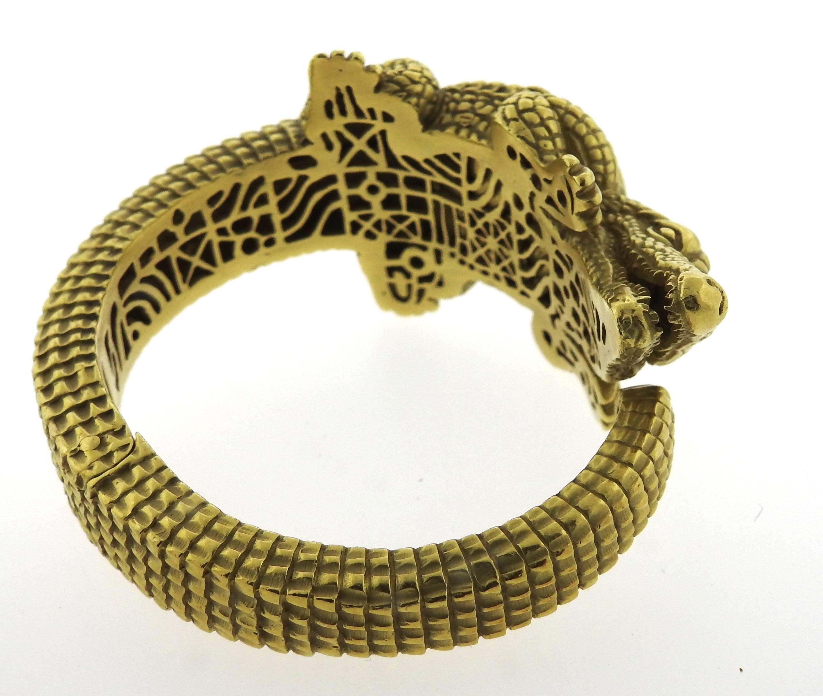 Kieselstein-Cord Ladies Yellow Gold Quartz Bracelet Wristwatch 5